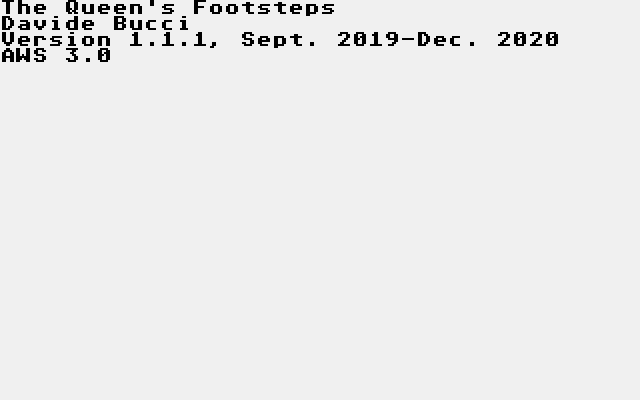 Queen's Footsteps (The) atari screenshot